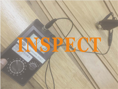 Inspect flooring goods