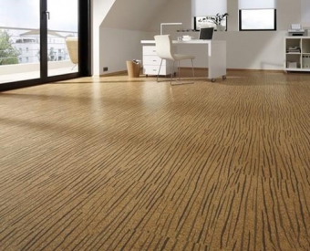 Cork flooring