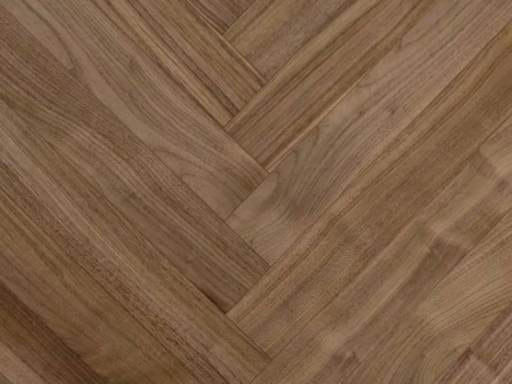 Engineered American Walnut Herringbone Wood Flooring 